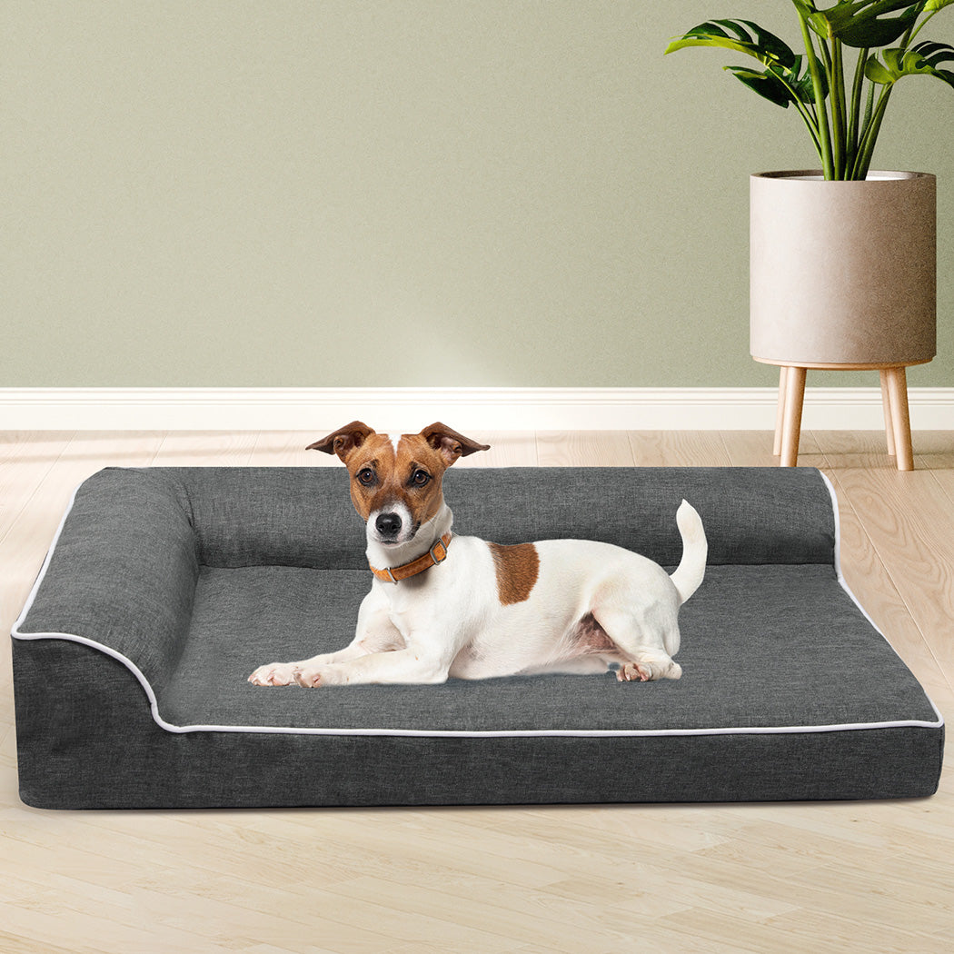 Pawz Orthopedic Dog Bed L Grey-1942353667885764614