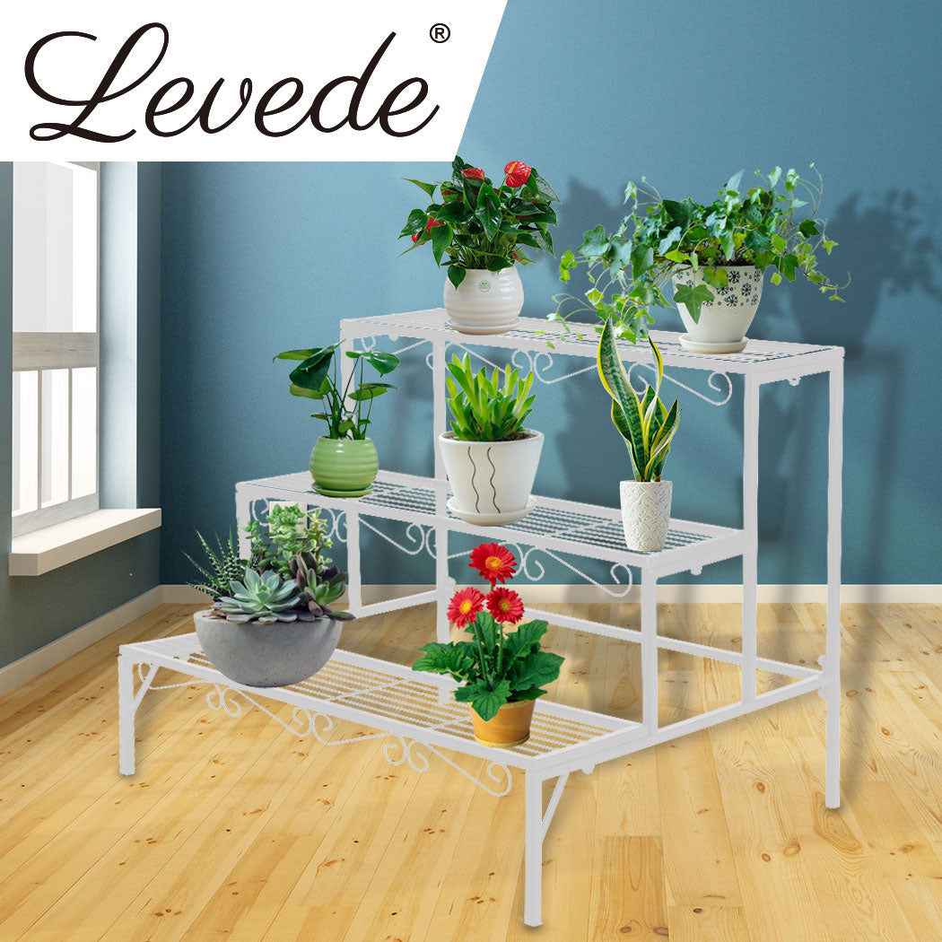 Levede Plant Stands Outdoor Indoor Metal-1942352900751757318