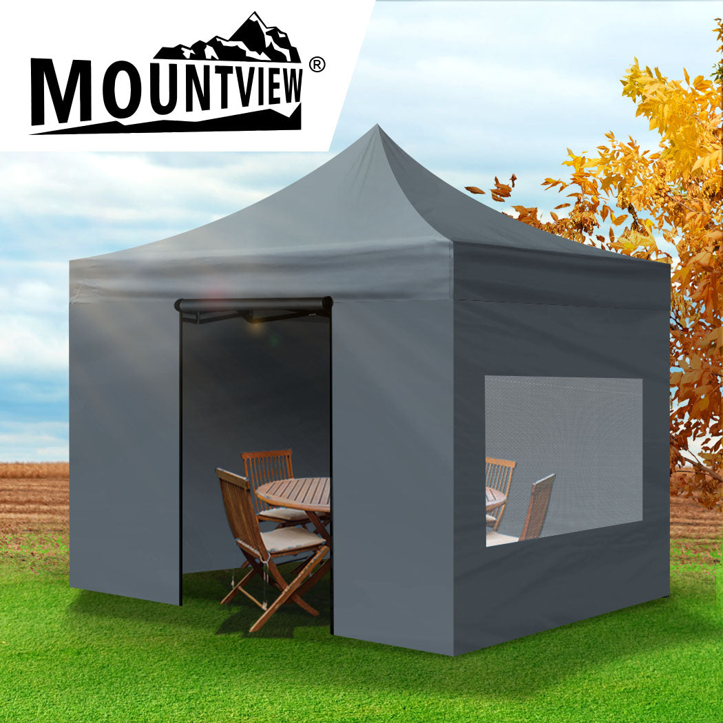 Mountview Gazebo Tent 3x3 Outdoor Marquee White-1942352884570132486