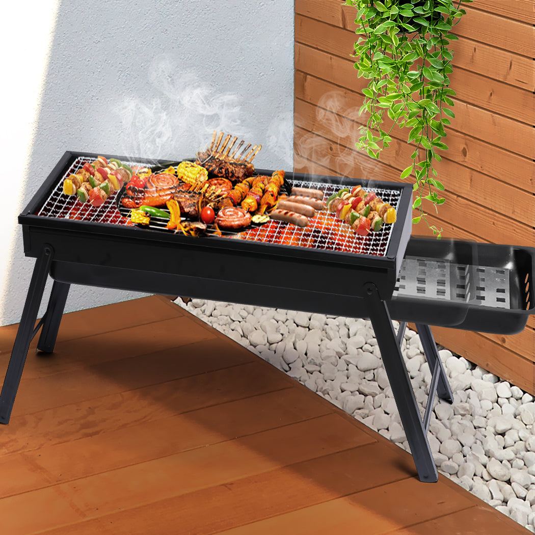 Moyasu Charcoal BBQ Grill Portable Smoker-1942353288120897542