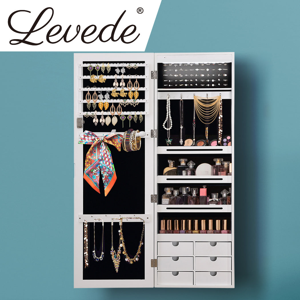 Levede Jewellery Cabinet Full Length-1917016723459018758