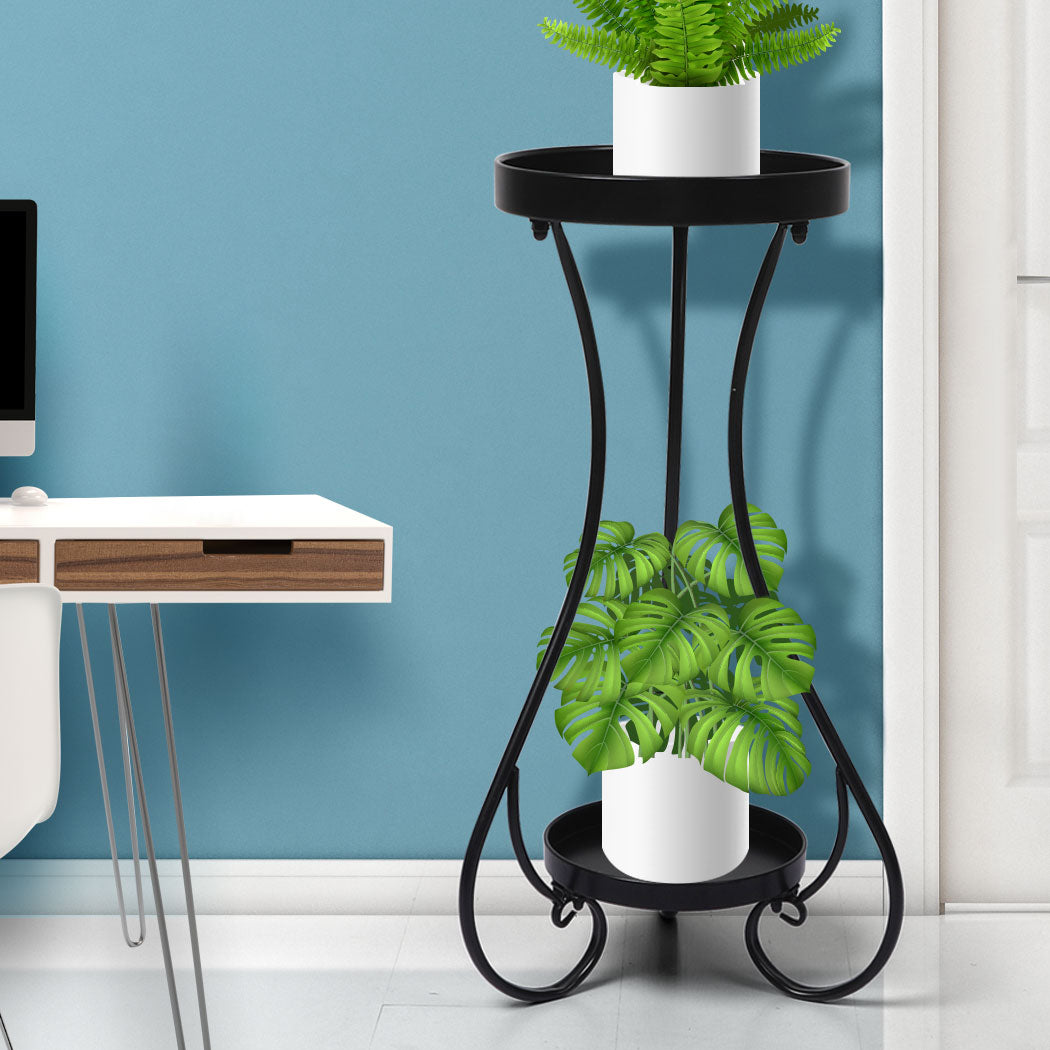 Levede Plant Stand 2 Tiers Outdoor Indoor Large-1942353744465367046