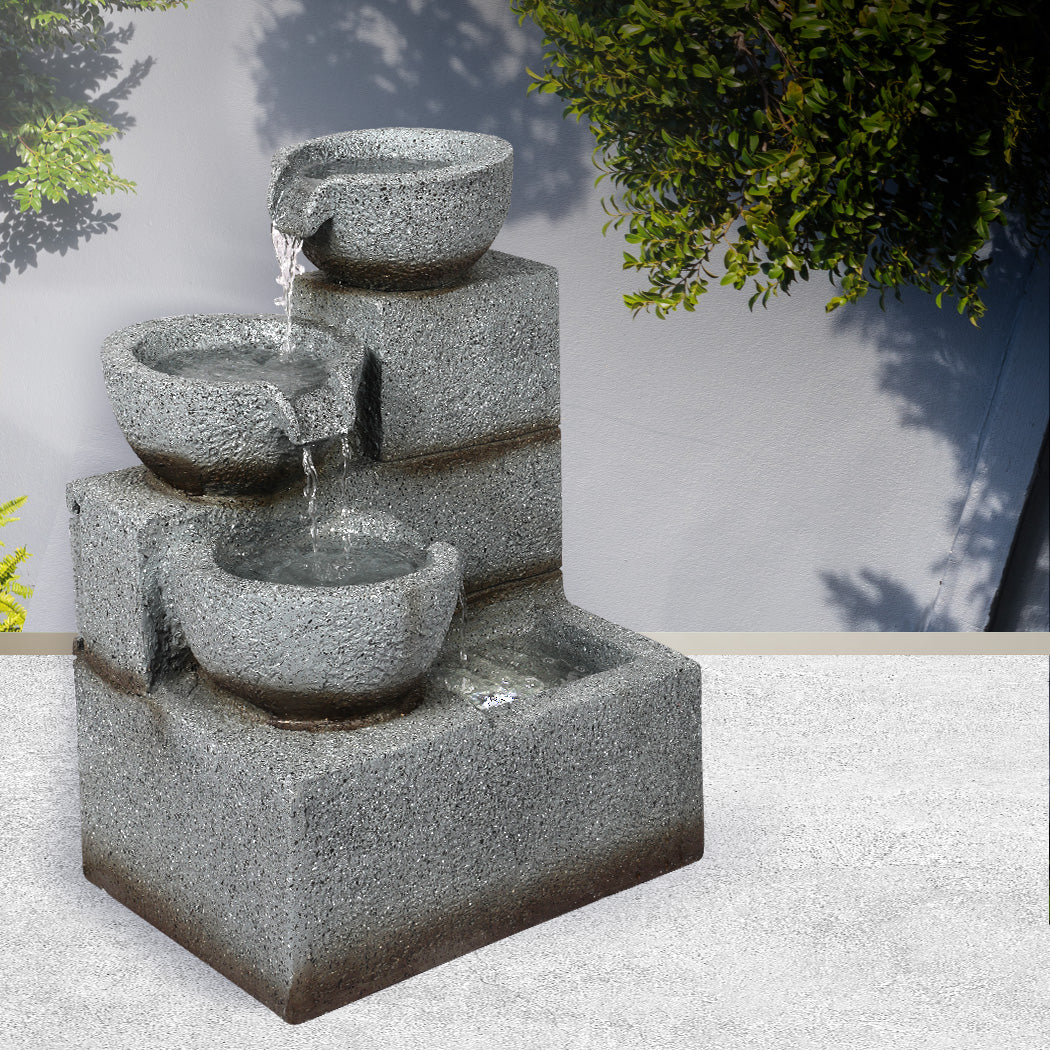 Lambu Electric Fountain Water Bird Bath-1942353751927033862