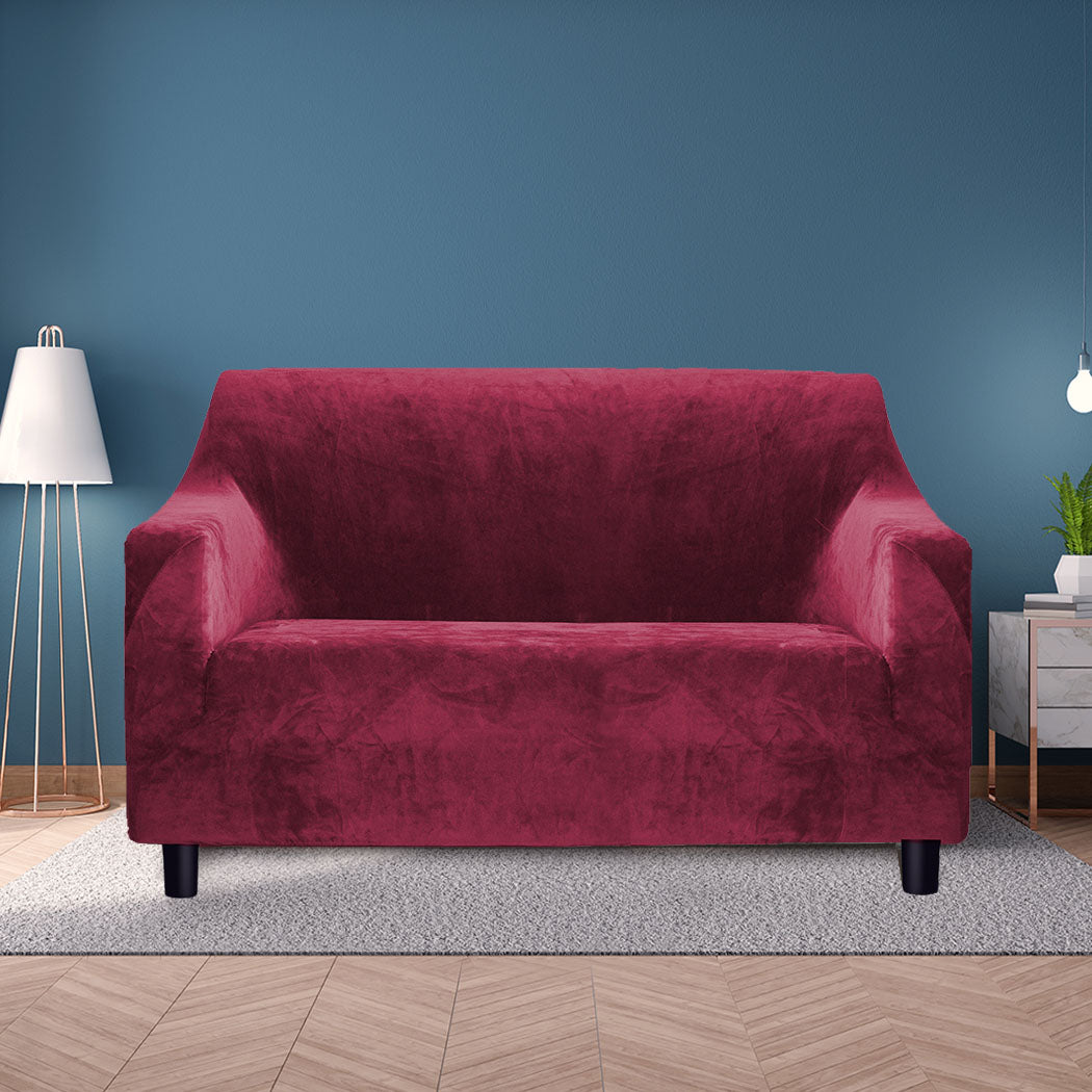 Marlow Sofa Covers 2 Seater High Stretch Wine-1942353147838205958