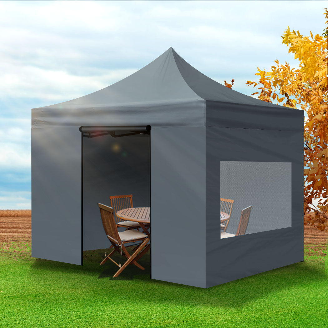 Mountview Gazebo Tent 3x3 Outdoor Marquee White-1942352884570132488