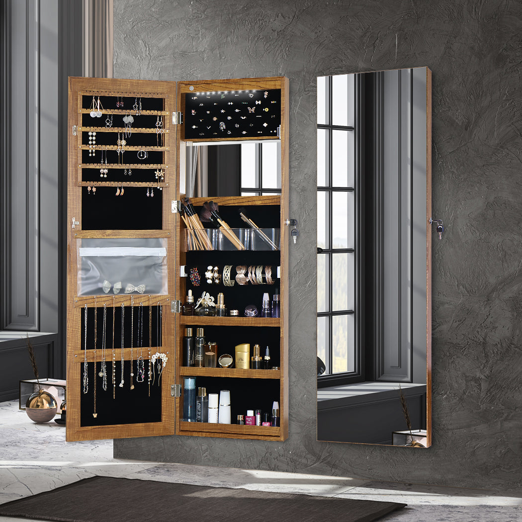 Levede Dressing Mirror Jewellery Cabinet-1917016723765202952