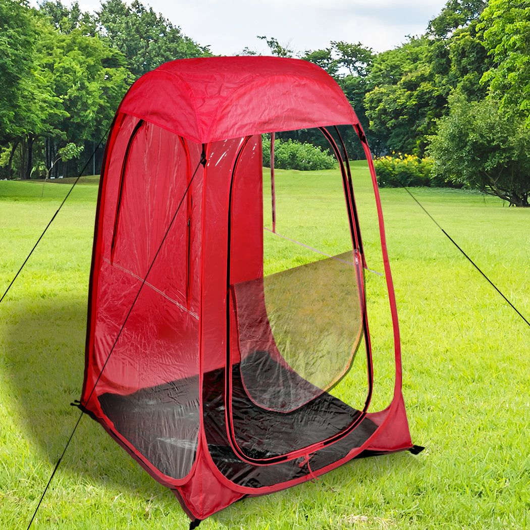 2x Mountview Pop Up Tent Camping Weather Red-1942352873325203462