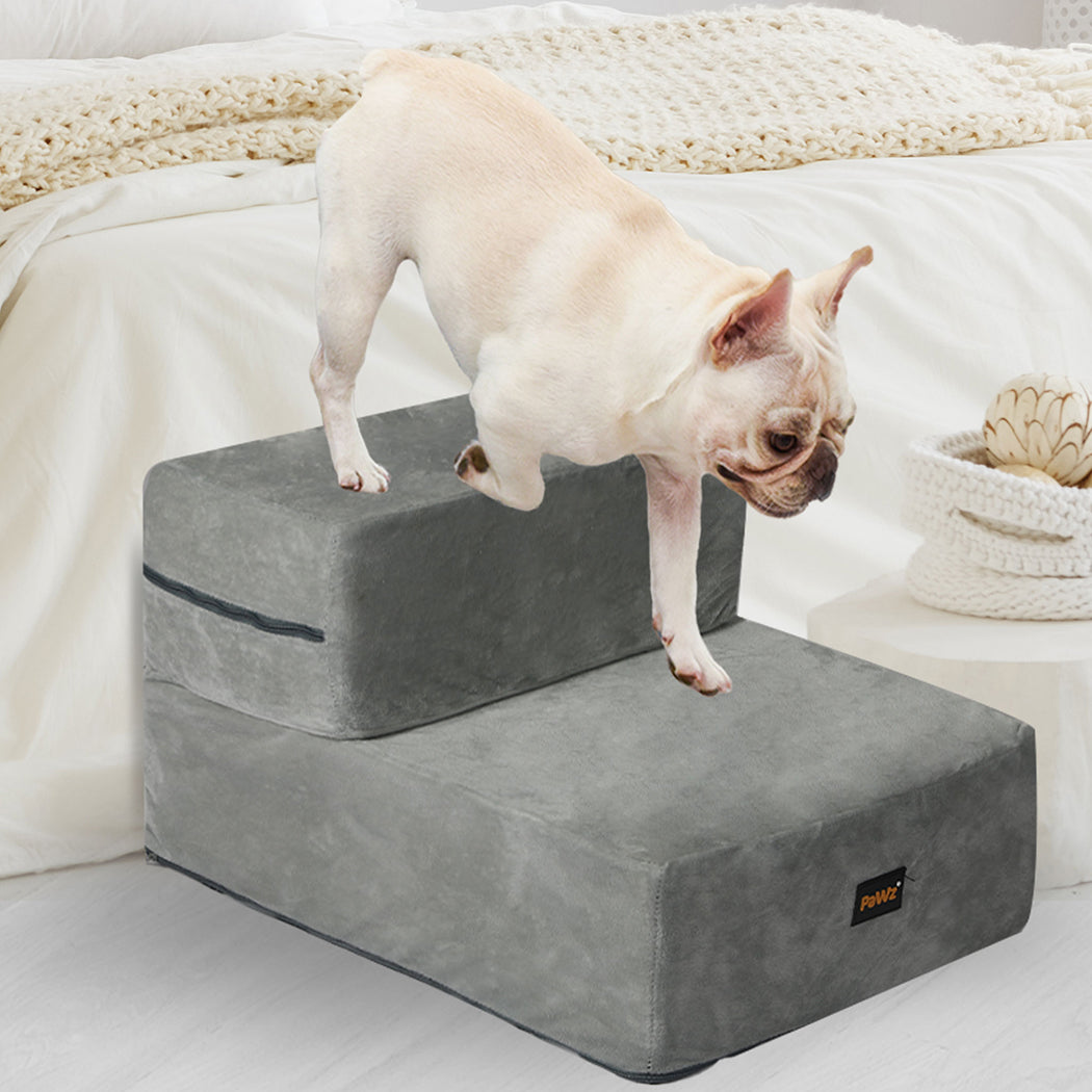 PaWz Pet Stairs 2 Step Ramp Portable Small-1942353065814396935