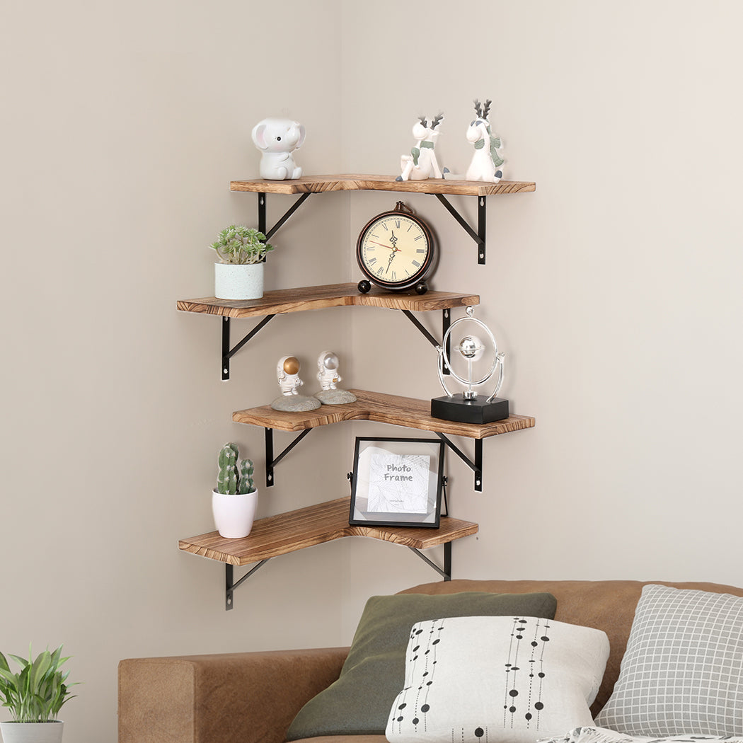 Levede Floating Shelf DIY Corner Hanging-1910113231490387975