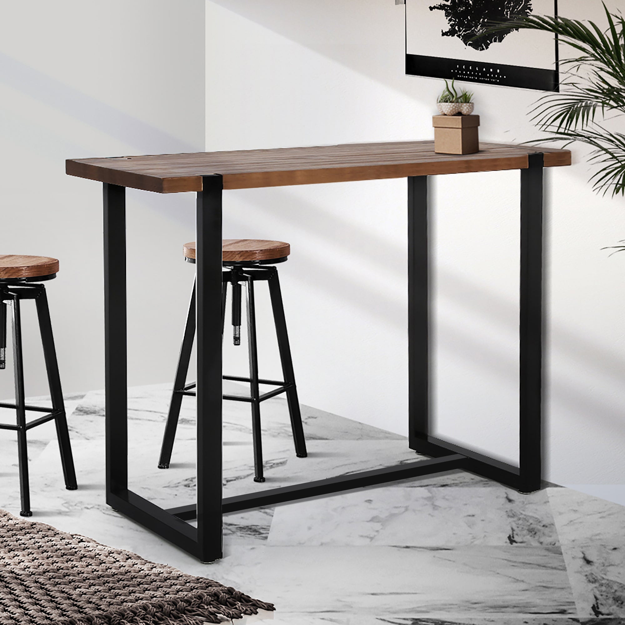 Levede High Bar Table Industrial Pub-1910113238859780103