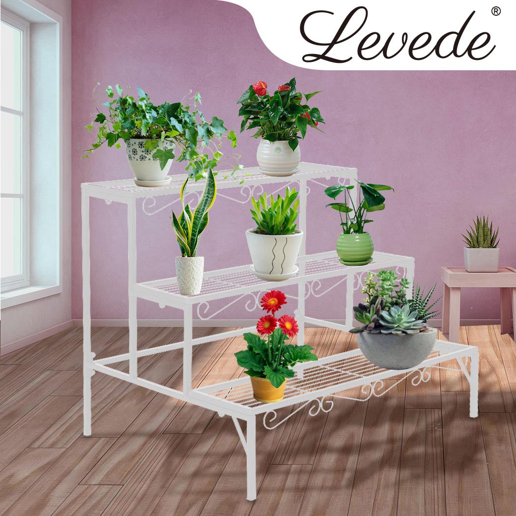 Levede Plant Stands Outdoor Indoor Metal-1942352900751757319