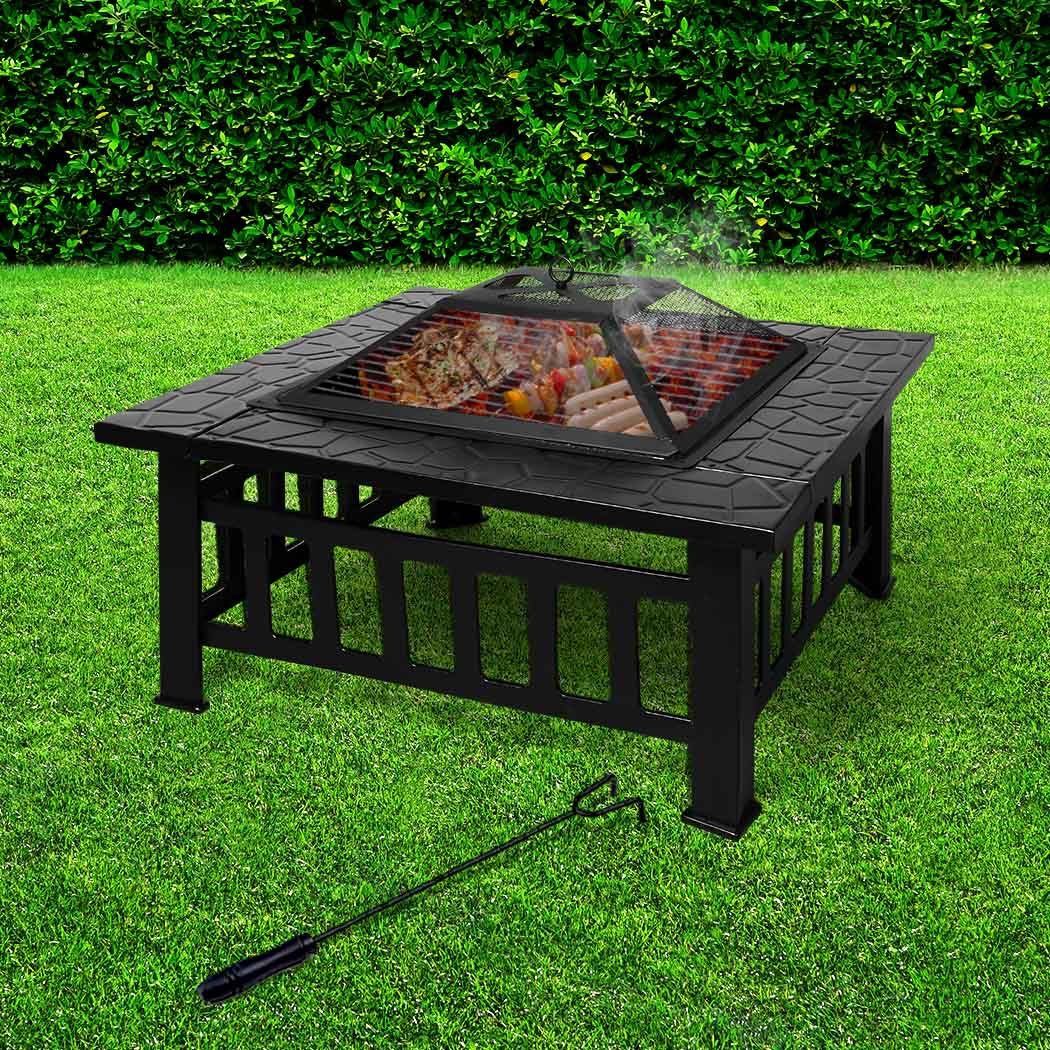 Moyasu 3IN1 Fire Pit BBQ Grill Pits-1942353058352730119