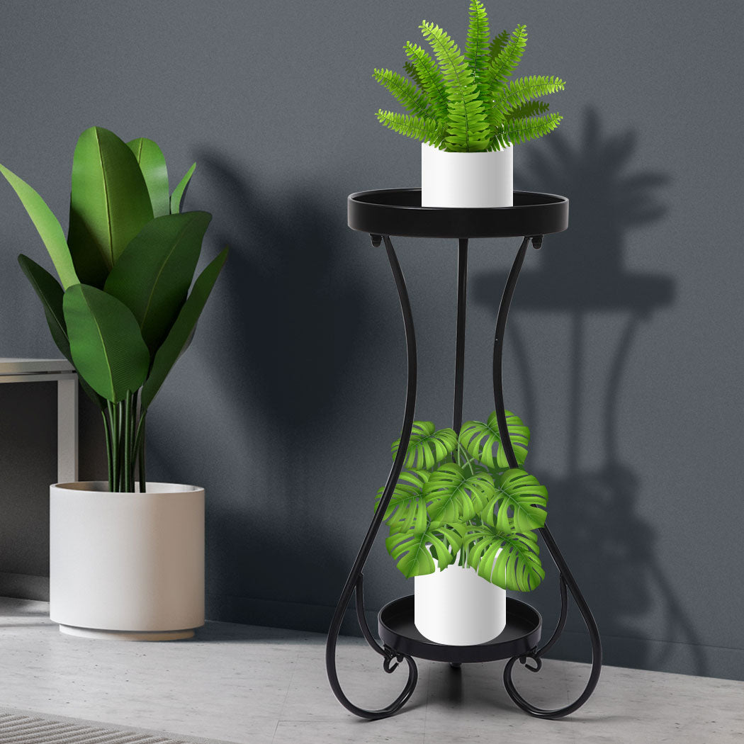 Levede Plant Stand 2 Tiers Outdoor Indoor Medium-1942353745170010119