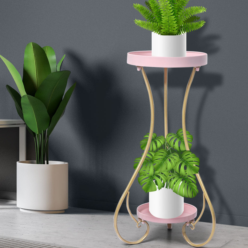 Levede Plant Stand 2 Tiers Outdoor Indoor Large-1942353745002237959