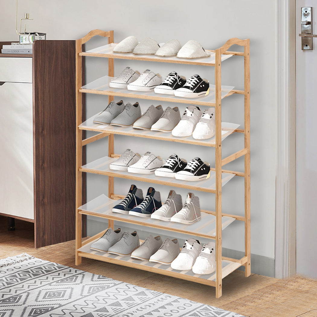 Levede Bamboo Shoe Rack Storage Wooden 70cm-1942353135397900294
