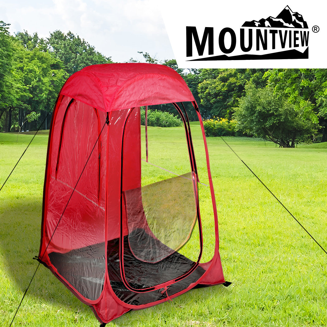 Mountview Pop Up Tent Camping Outdoor Red-1942352873157431303