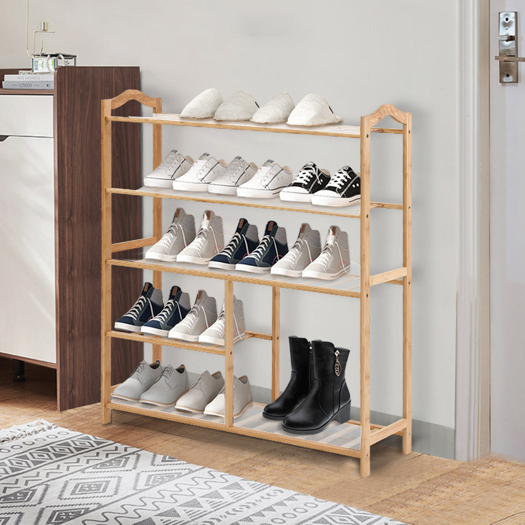Levede Bamboo Shoe Rack Storage Wooden-1942353135234322438
