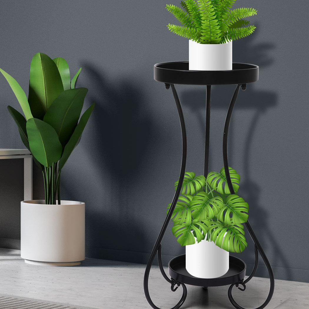 Levede Plant Stand 2 Tiers Outdoor Indoor Large-1942353744465367047