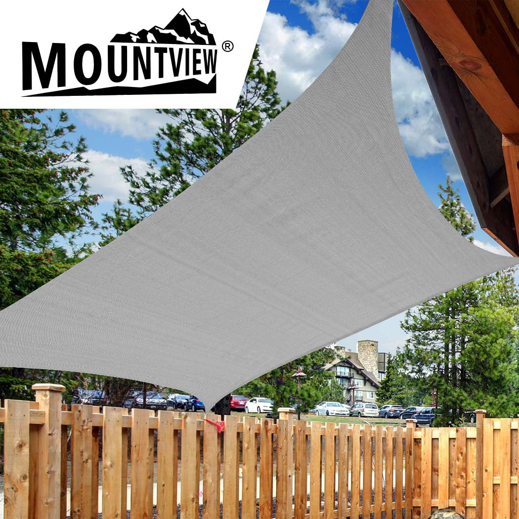 Mountview Sun Shade Sail Cloth Canopy Charcoal 180-1942352869483220999
