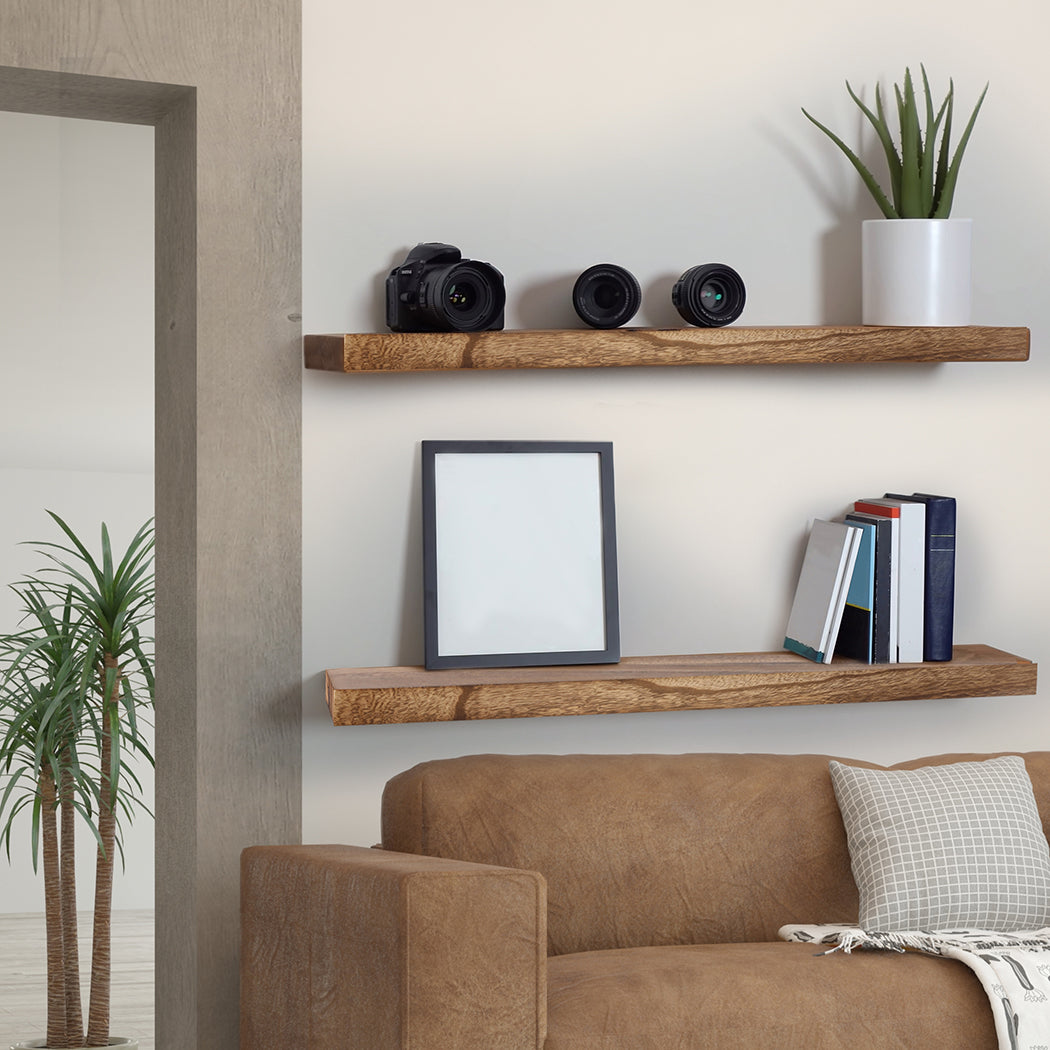 Levede 2Pcs Floating Shelves Wall Mounted Large-1910113231649771527