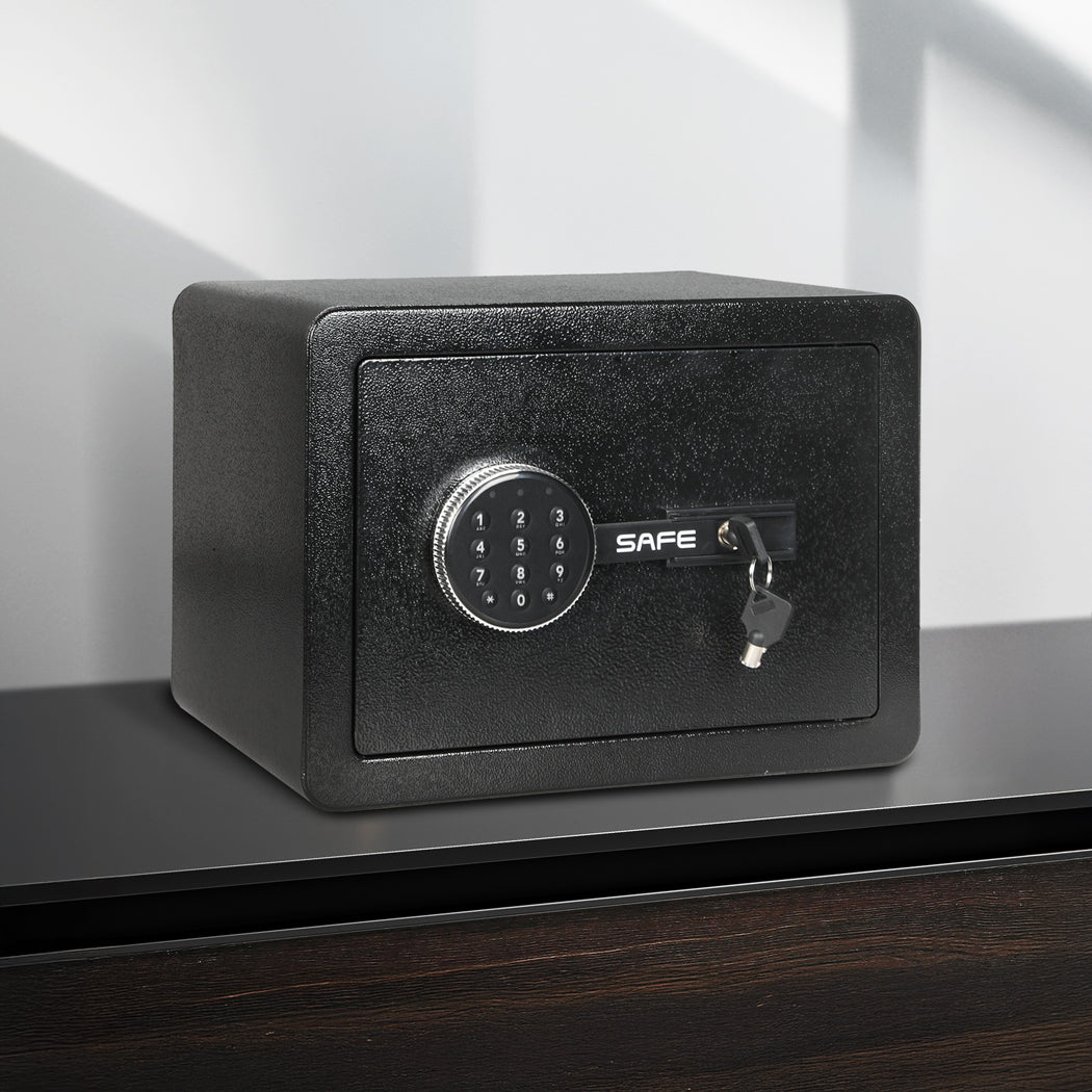 13.8L Digital Security Safe Box Password Key Lock Cash-1937319811759607815