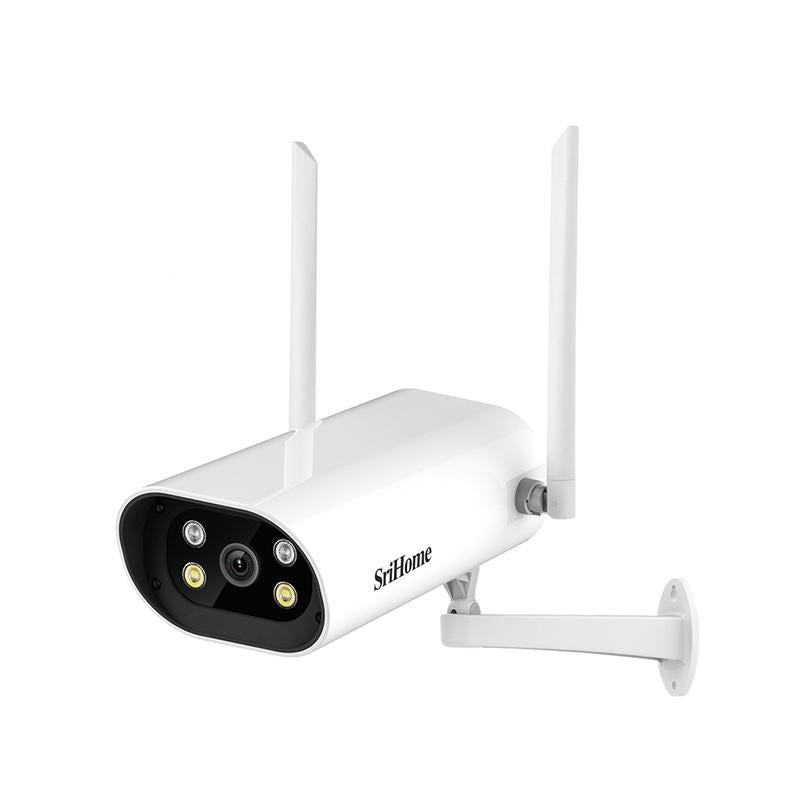 Waterproof Wifi Camera With 4.0Mp Two-Way Voice Motion Detection Night Vision & Ai Human Detection - Tf Card-1915196615547817993