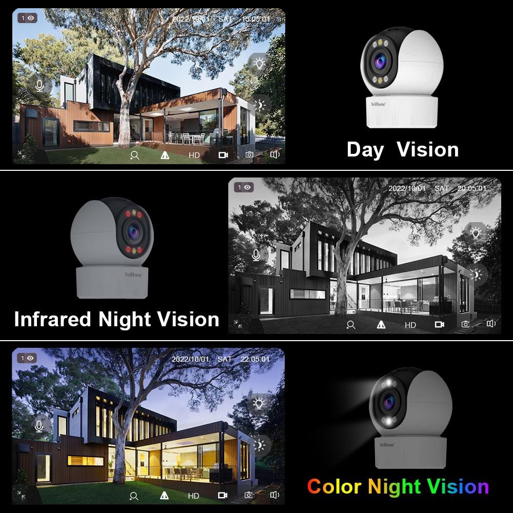 Wireless Home Security Camera System - 4.0Mp Fhd Low Power Consumption-1915196615245828101