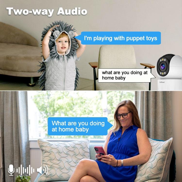 Wireless Home Security Camera System - 4.0Mp Fhd Low Power Consumption-1915196615245828103