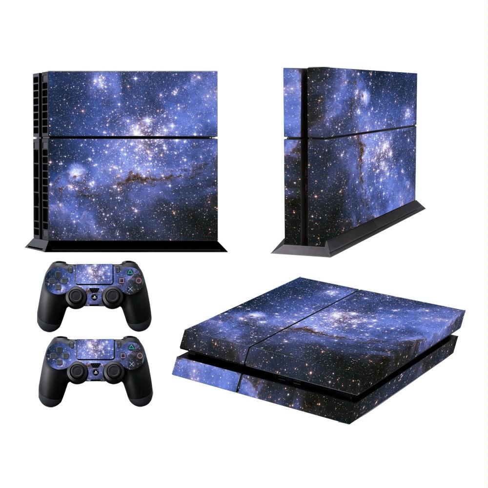 Starry Sky Design Protective Sticker For Sony Ps4 - Fashion Colour-1915197591382003714