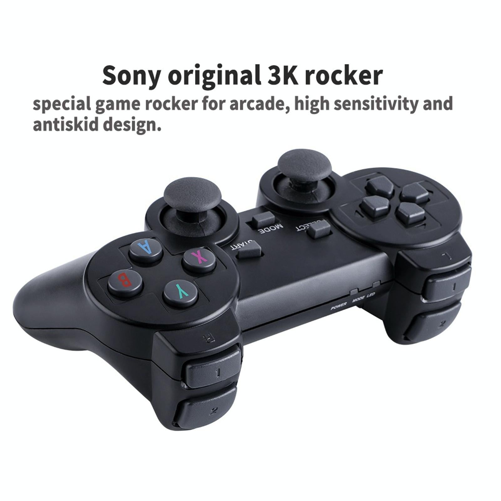 64Gb 4K Retro Game Stick + 2 Wireless Gamepads & 10 000+ Pre-Installed Games-1915198063752908803