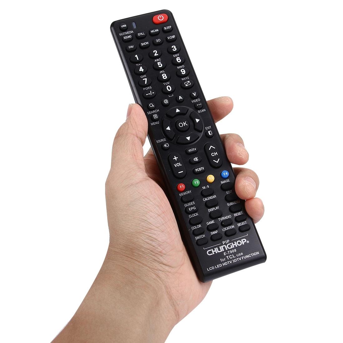 Universal Remote For Tcl Led / Lcd / Hdtv / 3Dtv - Chunghop T908-1915197966017236997