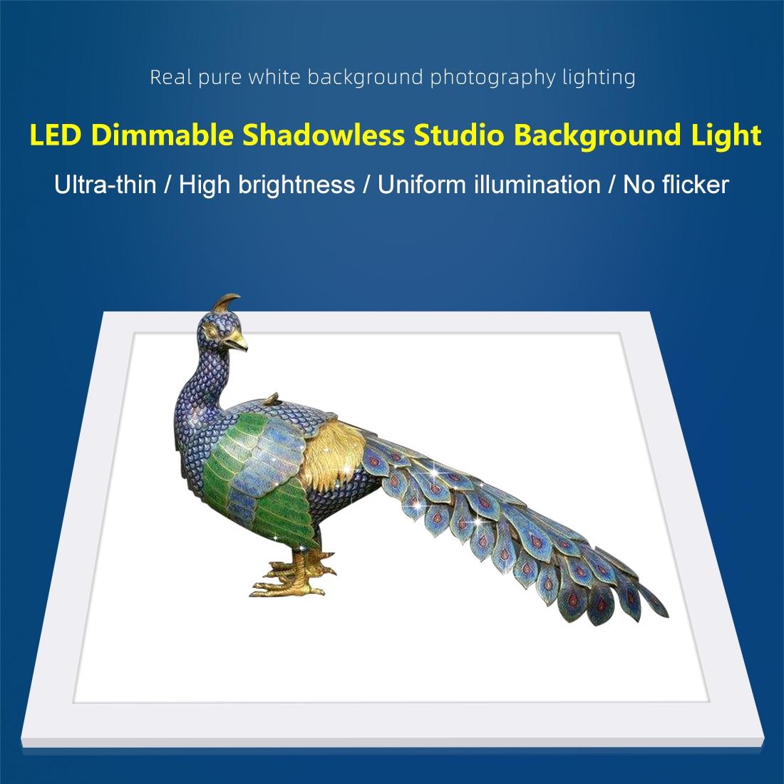 1000Lm Led Photography Light Panel With Switch - 38Cm Metal No Polar Dimming - 33.3Cm X 33.3Cm Effective Area-1915197063952470017