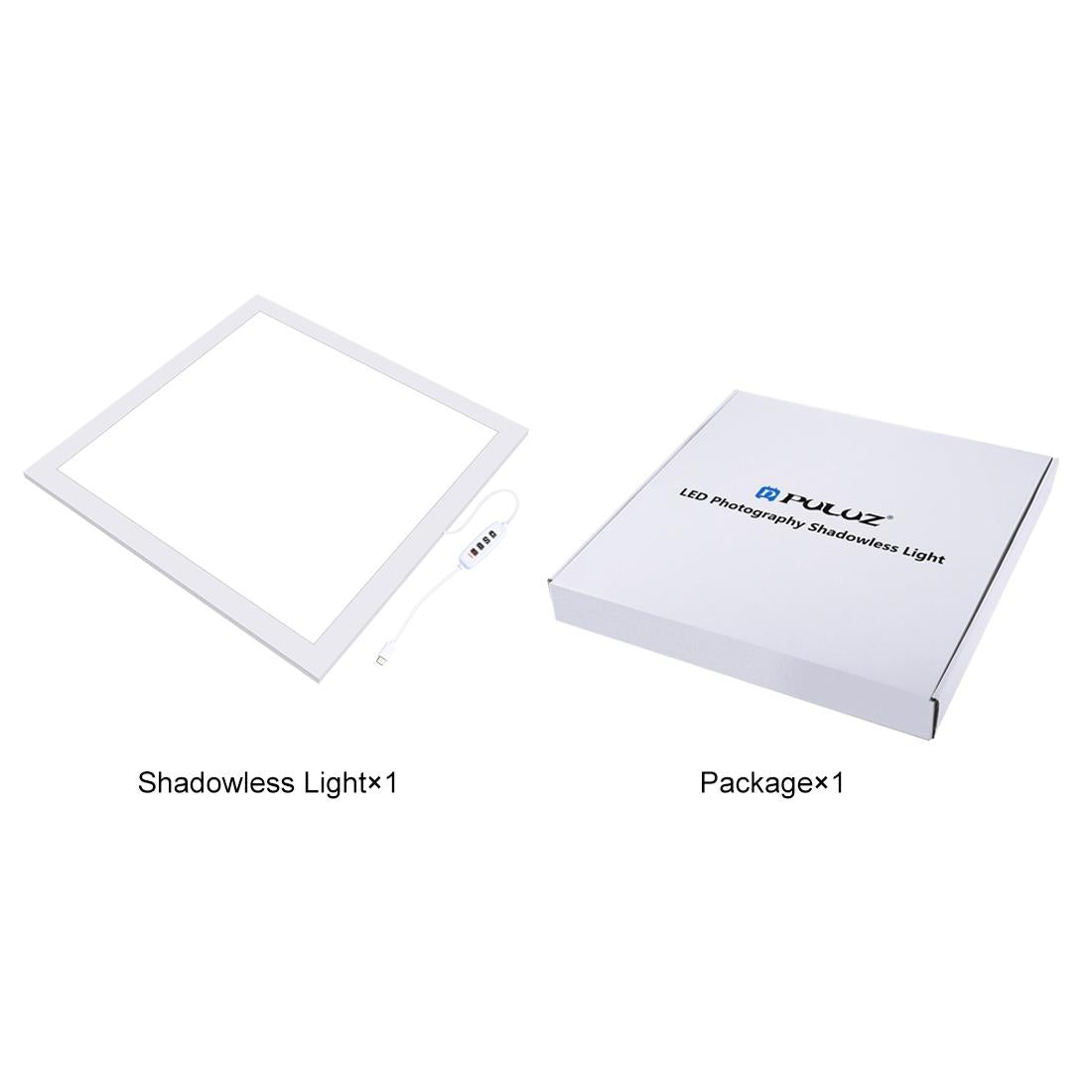 1000Lm Led Photography Light Panel With Switch - 38Cm Metal No Polar Dimming - 33.3Cm X 33.3Cm Effective Area-1915197063952470018