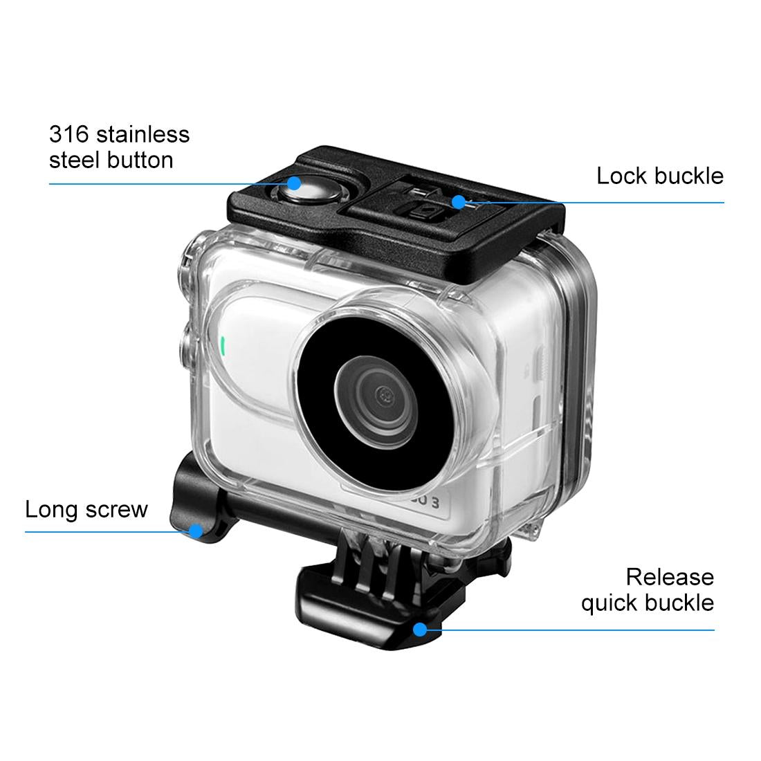 Insta360 Go 3 Underwater Base Adapter And Screw - 60M-1915196607805132803