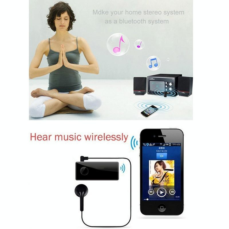 Wireless Car Bluetooth Handsfree Receiver With Mic For Iphone-1915197495563128839