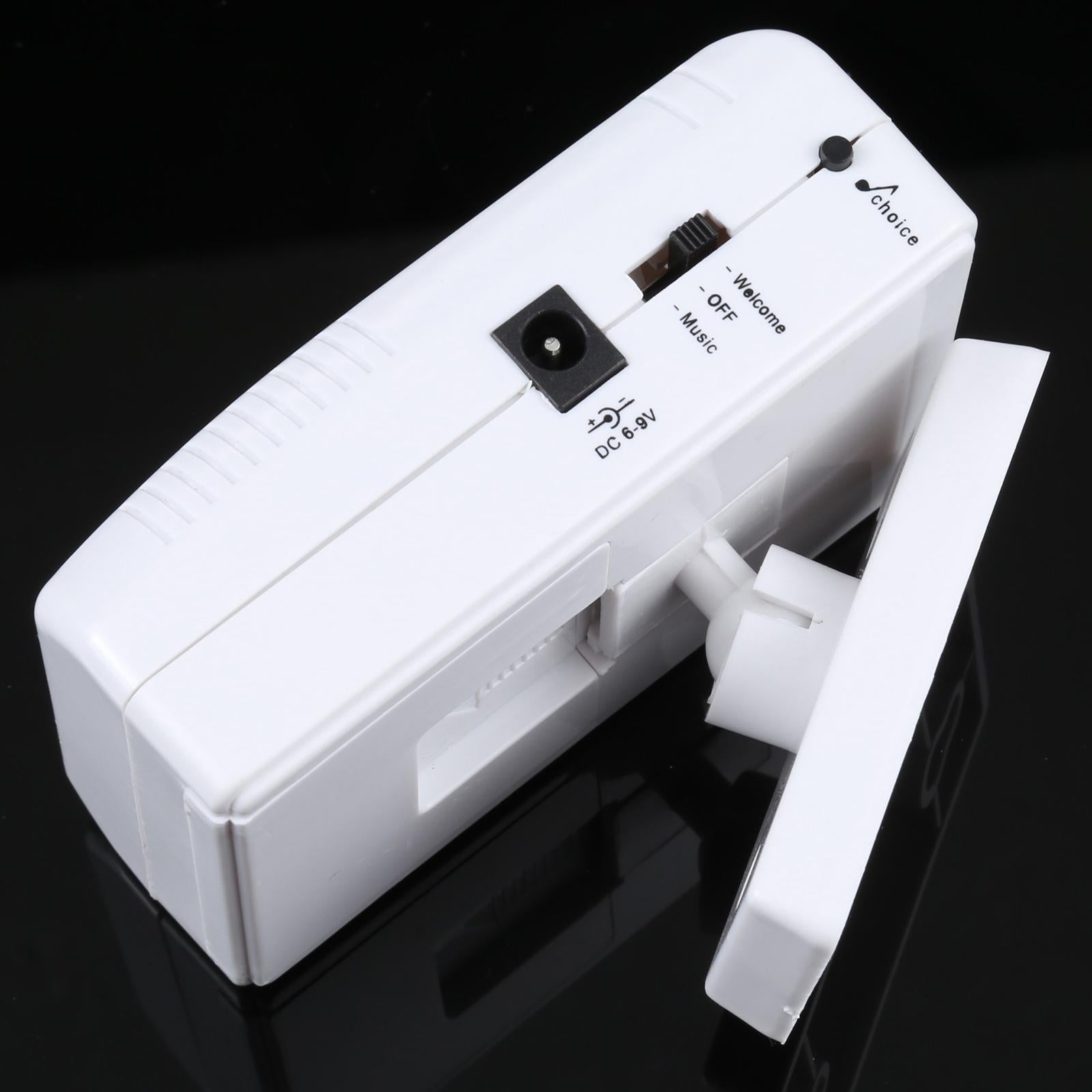 Electronic Infrared Sensor Doorbell - White Guest Welcome-1915197432212361220