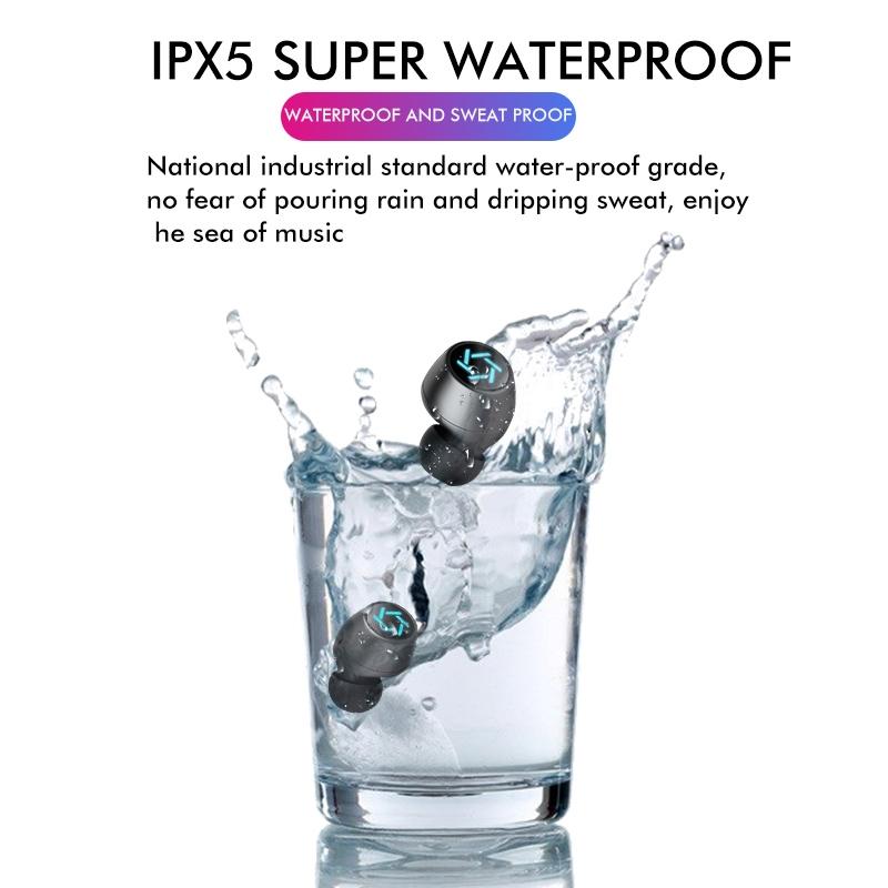 Wireless Bluetooth Earphones With Charging Box - White-1915196631632973832