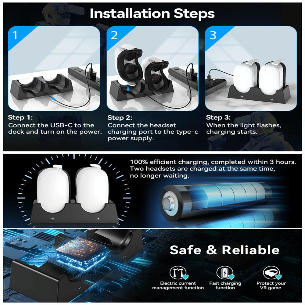 Oculus Quest 2 Dual Charging Stand-1915197878062682120