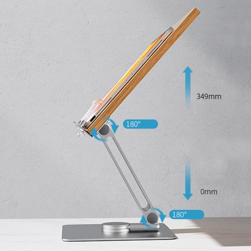360 Degree Rotating Laptop & Book Stand - Adjustable & Hands-Free-1915197939182080003