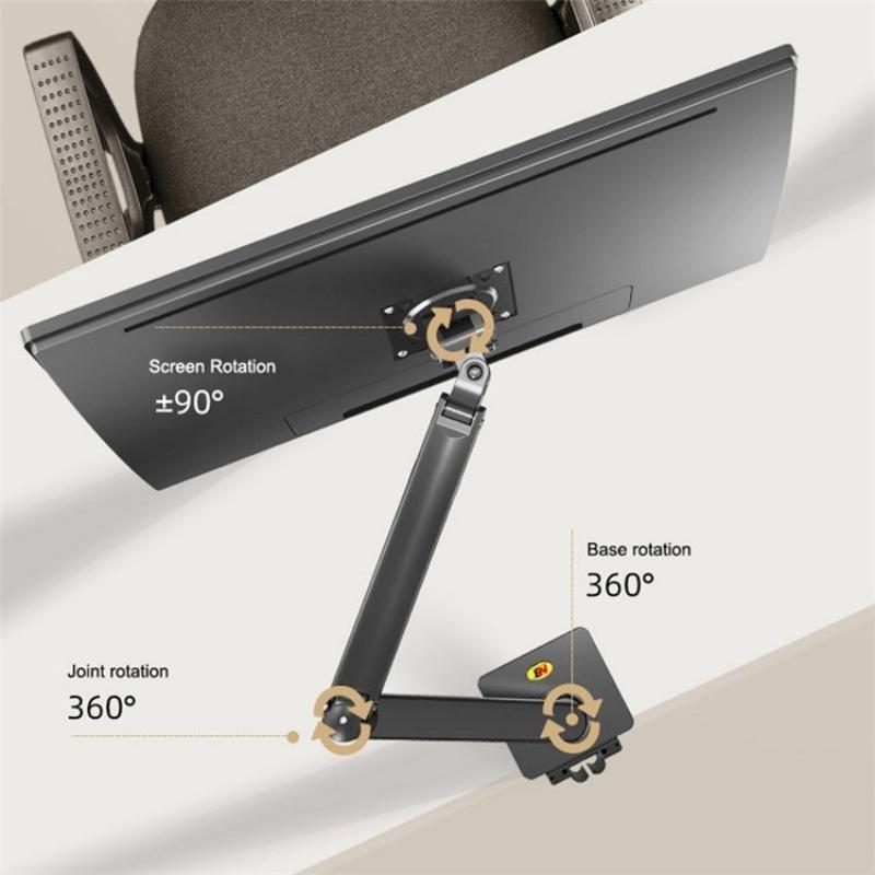 Adjustable Aluminum Monitor Holder - Rotatable 22-40 Inches-1915198054659657734