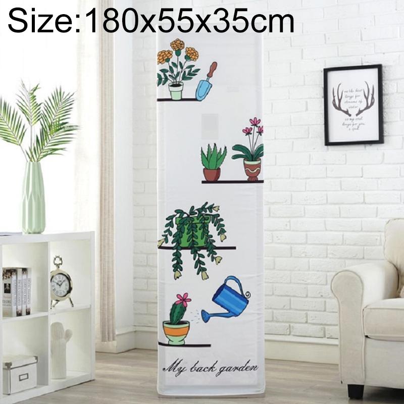 Green Plant Fabric Dust Cover For Vertical Cabinet Ac - 180X55X35Cm All-Inclusive-1915197284413476864