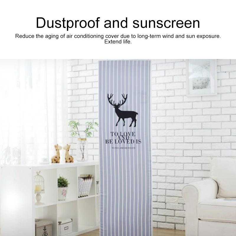 Cat And Bird Fabric Dust Cover For Vertical Cabinet Ac - 175X55X35Cm - All-Inclusive-1915198435808645122