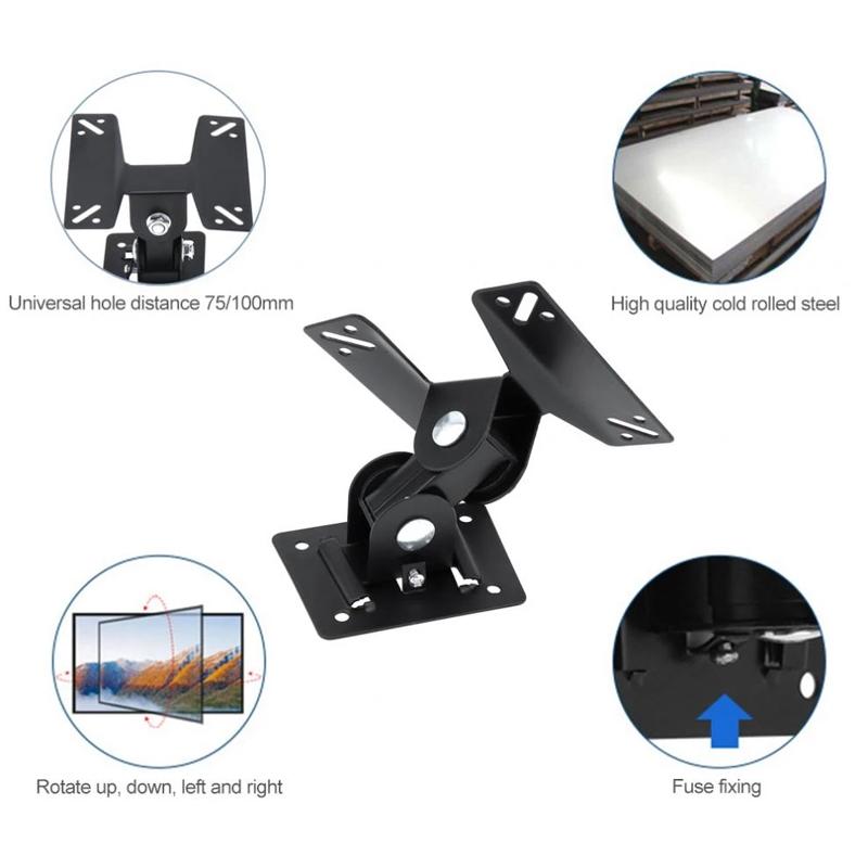 Universal 14-24 Tv Wall Mount Bracket - 180 Degree Rotation-1915197670230724611