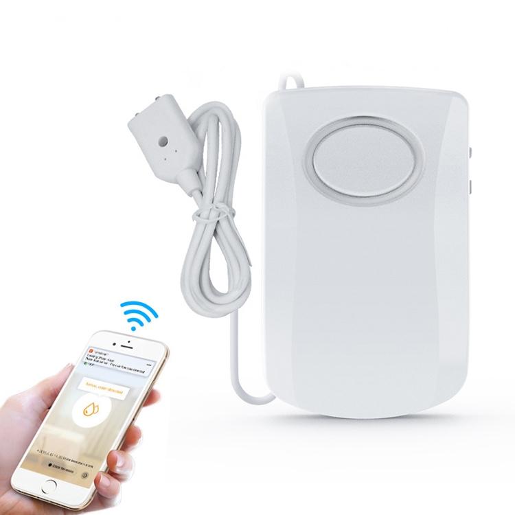 Home Security Flood Alert Sensor - 130Db Water Leakage Detector-1915198067229986816