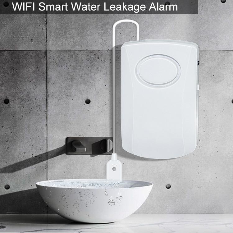 Home Security Flood Alert Sensor - 130Db Water Leakage Detector-1915198067229986819