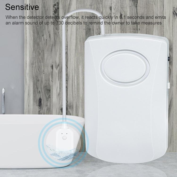 Home Security Flood Alert Sensor - 130Db Water Leakage Detector-1915198067229986822