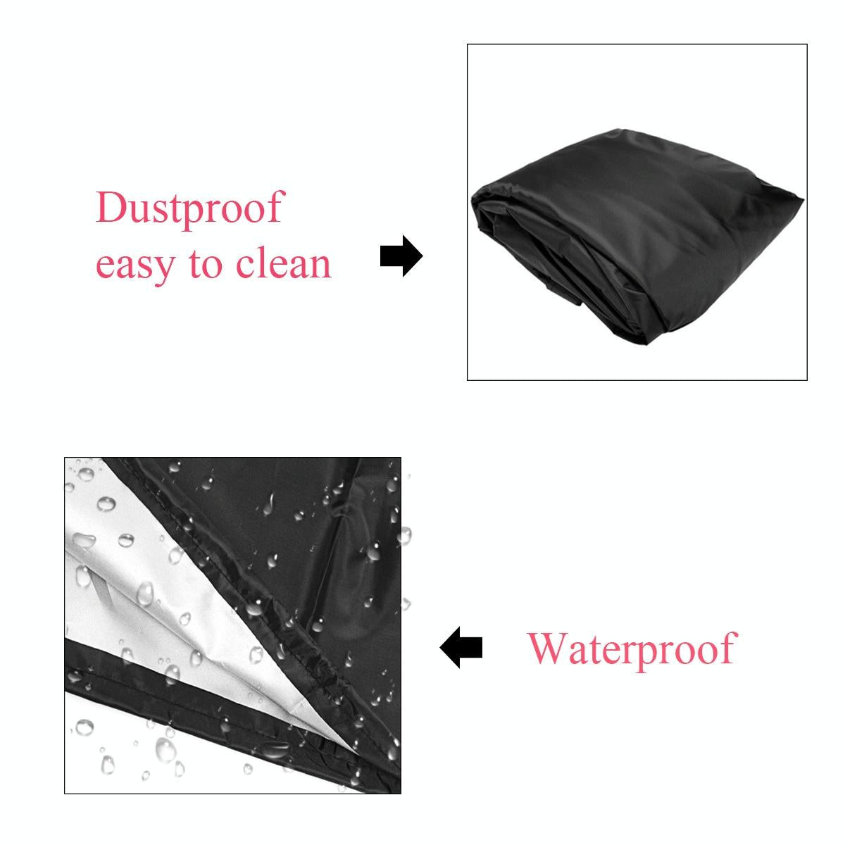 Protective Cover For Lawn Mower - 177X110X110Cm - Uv & Leaf Resistant-1915198311980208132