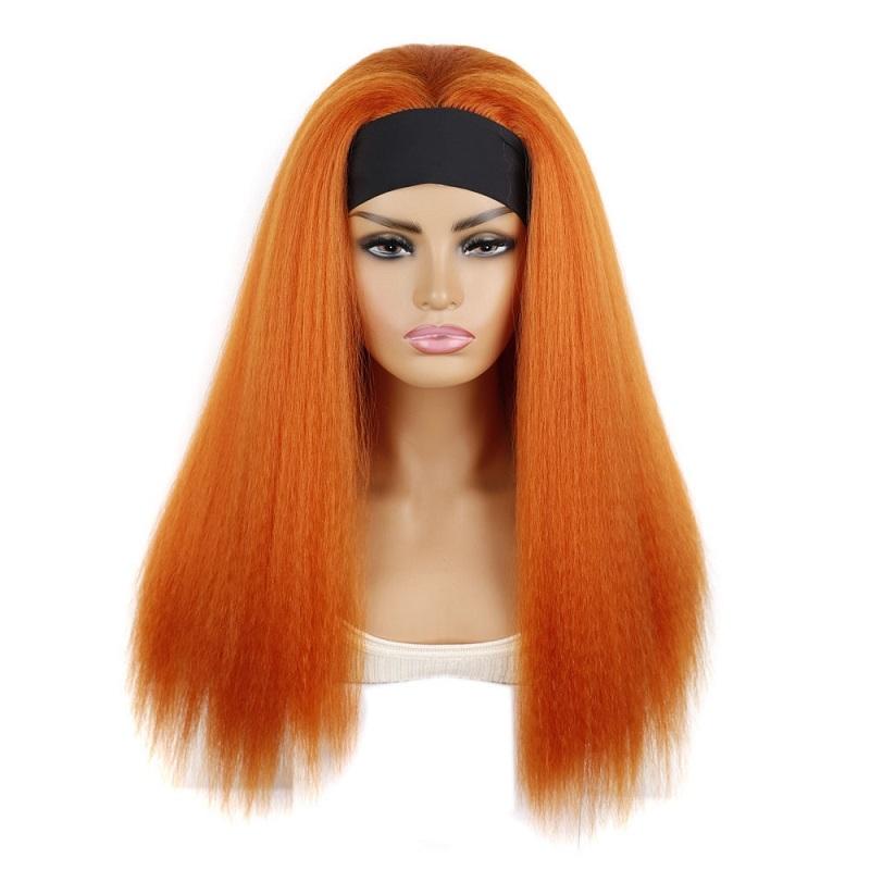 18C O Long Hair Turban Headband With Corn Beard Wig-1915197196135960581