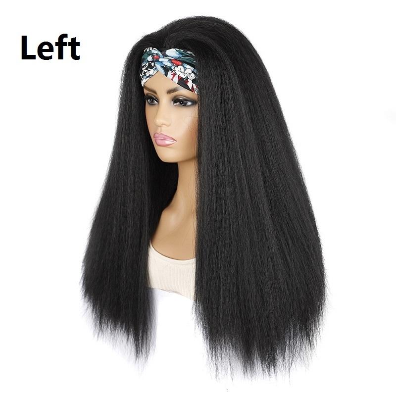18C O Long Hair Turban Headband With Corn Beard Wig-1915197196135960579