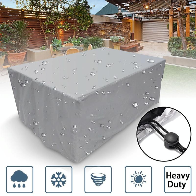 Waterproof Outdoor Table And Chair Cover - 218X218X30Cm-1915198014725689348